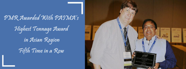 PAIMA’s Highest Tonnage Award